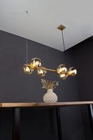 ECO-Light PLUTO 9110-S6 GO Hanglamp E14 Goud - thumbnail