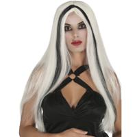 Glow in the dark heksen pruik - thumbnail