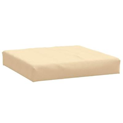 Palletkussens 3 st stof gemleerd beige - thumbnail