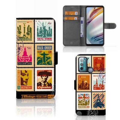 Motorola Moto G60 | Flip Cover | Postzegels Motorola Moto G60 | Flip Cover | Postzegels