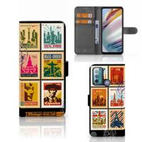 Motorola Moto G60 | Flip Cover | Postzegels - thumbnail