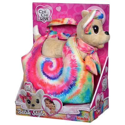 Simba Chi chi love puppy knuffel in tas batik style Simba Chi chi love puppy knuffel in tas batik style