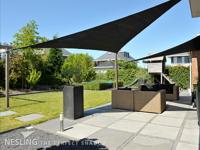 Nesling Coolfit schaduwdoek driehoek 90 graden zwart 4 x 4 x 5.7 meter - thumbnail