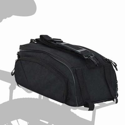 VidaXL Fietstas zwart 38 x 21 x 16 cm polyester VidaXL Fietstas zwart 38 x 21 x 16 cm polyester