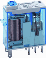 Finder 46.52.9.024.0074 Steekrelais 24 V/DC 8 A 2x wisselcontact 1 stuk(s) - thumbnail