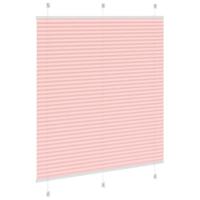 VidaXL Plissé rolgordijn 115x100cm stofbreedte 114,4cm polyester roze - thumbnail