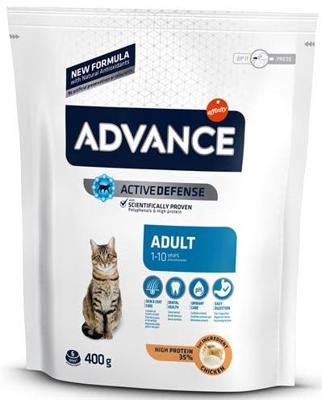 ADVANCE Adult Kip & Rijst droogvoer kat, 1 stuk (1 x 400 g)