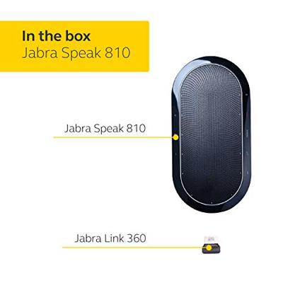 Jabra Speak 810 Conferentietelefoon USB-A, Audio-Line-in Zwart