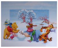 Disney Poster Winnie Sneeuwpop Junior 50x40 Cm Papier - thumbnail