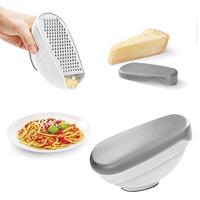 Metaltex Kitchen Helpers 3in1 Rasp met Opvangbakje Wit/Grijs - thumbnail