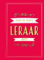 Voor de beste leraar ooit - Cadeauboek - thumbnail