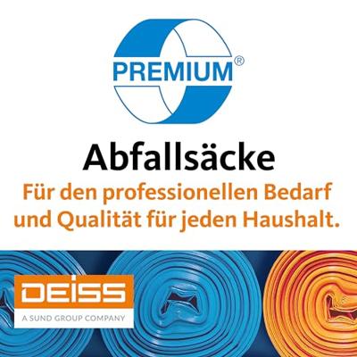 Vuilniszak 37 micron, ft 70 x 110 cm, 120 liter, zwart, rol van 25 stuks