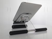Rain Design iRest standaard voor Apple iPad en tablet zilver, kan ook op een bank - stoel worden gebruikt - thumbnail