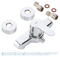 GROHE Eurostyle Cosmopolitan douchekraan met koppelingen chroom 33590002 - thumbnail