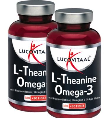 Lucovitaal L-Theanine omega 3 210 Capsules Lucovitaal L-Theanine omega 3 210 Capsules
