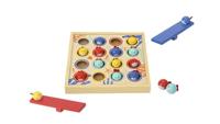 Tooky Toy flying fish diving houten behendigheidsspel 19-delig - thumbnail