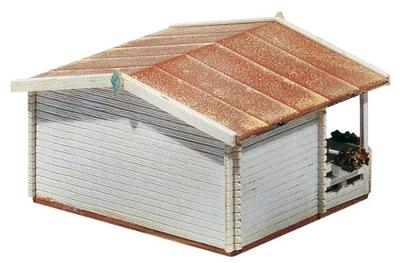 Faller 180542 H0 Zwembad en tuinhuis