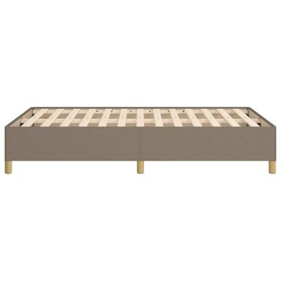 Bedframe zonder matras 120x190 cm stof taupe