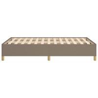 Bedframe zonder matras 120x190 cm stof taupe - thumbnail