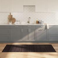 VidaXL Vloerkleed rechthoekig 80x200 cm bamboe donkerbruin - thumbnail