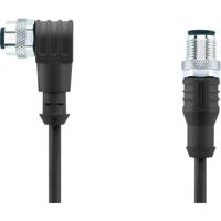 Escha 8044063 Sensor/actuator connector, geassembleerd M12 Aantal polen (sensoren): 5 Stekker, recht, Bus, recht 5.00 m 1 stuk(s) - thumbnail