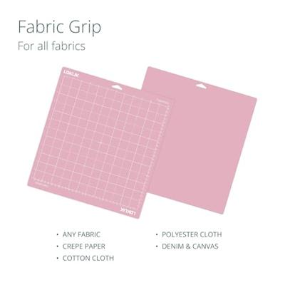 LOKLiK • snijmat fabric grip 30,5x30,5cm roze 3st.