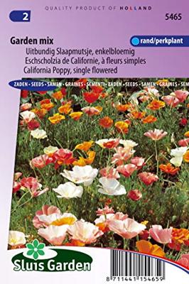 Eschscholzia Californica zaden Garden Mix slaapmutsje