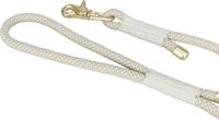 TRIXIE Soft Rope 1984019 Hondenriem, M-L 1,0 m/10 mm, grijs, robuuste lange hondenriem van touw met Trigger Snap Hook, voor middelgrote honden, zacht en rond materiaal, met polsband - thumbnail
