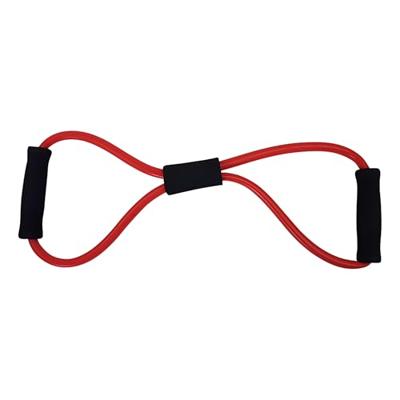 Tunturi Tubing met Handvatten | Resistance tube | Zwaar | Rood