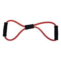 Tunturi Tubing met Handvatten | Resistance tube | Zwaar | Rood - thumbnail