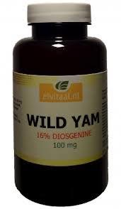 Elvitum Wild yam 100mg 16% diosgenine 120 Vegetarische capsules