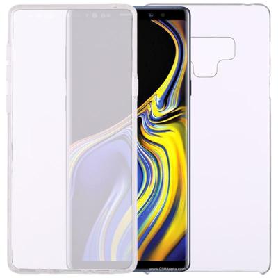 0 75 mm dubbelzijdig ultra-dunne transparante PC + TPU Case voor Galaxy Note9