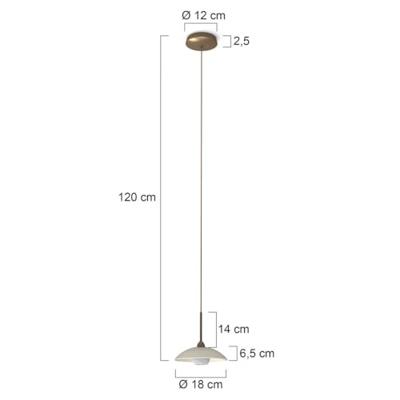 Steinhauer Hanglamp sovereign classic LED 2740br brons Steinhauer Hanglamp sovereign classic LED 2740br brons