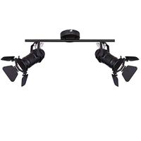 Globo Zwarte plafondlampEgon - 54650-2B - thumbnail