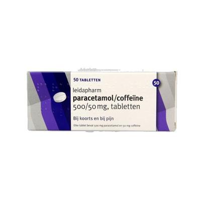 Leidapharm Paracetamol Coffeine Tabletten 50st