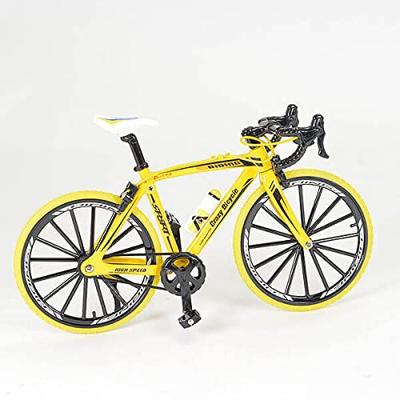 Fastrax Static Road Bike 20x12cm - Geel
