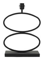 Light & Living Tafellamp 'Stelius' 42cm, kleur Mat Zwart (excl. kap) - thumbnail