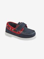 Leren bootschoenen voor baby's marineblauw - thumbnail