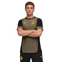 PUMA Borussia Dortmund Trainingsshirt 2025-2026 Olijfgroen Zwart - thumbnail