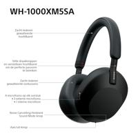 DRAADLOZE KOPTELEFOON SONY WH-1000XM5SA ZWART - thumbnail