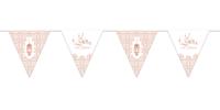 Papieren Vlaggenlijn Eid Mubarak Rosé Goud (4,5m) - thumbnail