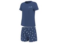 esmara Korte dames pyjama (Blauw, XS (32/34)) - thumbnail