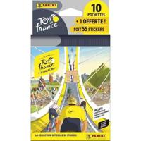 Blister - PANINI - TOUR DE FRANCE 2025 - 10 zakjes + 1 gratis - 55 stickers - thumbnail