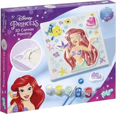 Intro Totum disney prinses - canvas 3d schilderen