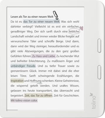 Tolino THALIA tolino vision color eBook-reader 17.8 cm (7 inch) Tolino THALIA tolino vision color eBook-reader 17.8 cm (7 inch)