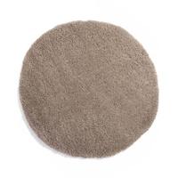 Tapeso Rond hoogpolig vloerkleed - Cozy Shaggy - beige - 120 cm rond - thumbnail