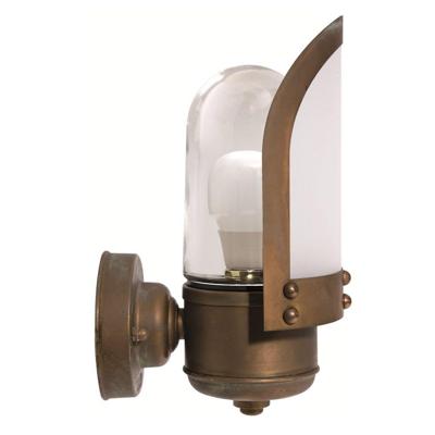 Franssen Muur stallampMaritime landelijk 14cm koperbruin - 231820