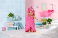 Baby Born Handdoek met Capuchon + Accessoires Roze - thumbnail