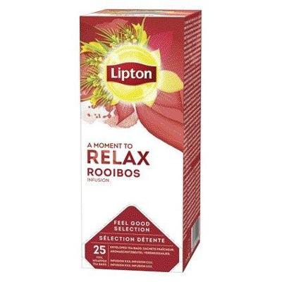 Thee lipton relax rooibos 25x1.5gr | 6 stuks