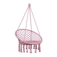 Hangstoel knoet - roze - ø80x100 cm - thumbnail